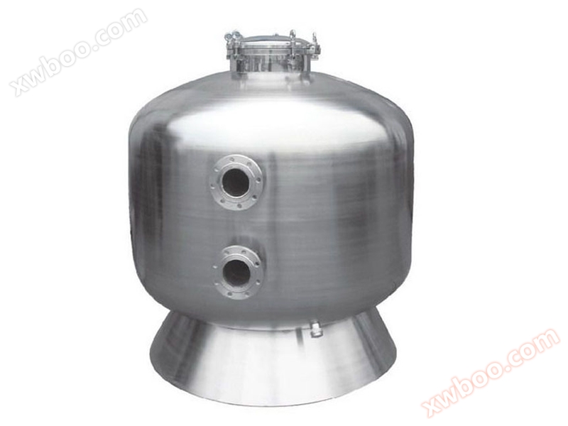 Filtro a cilindro in acciaio inossidabile laterale